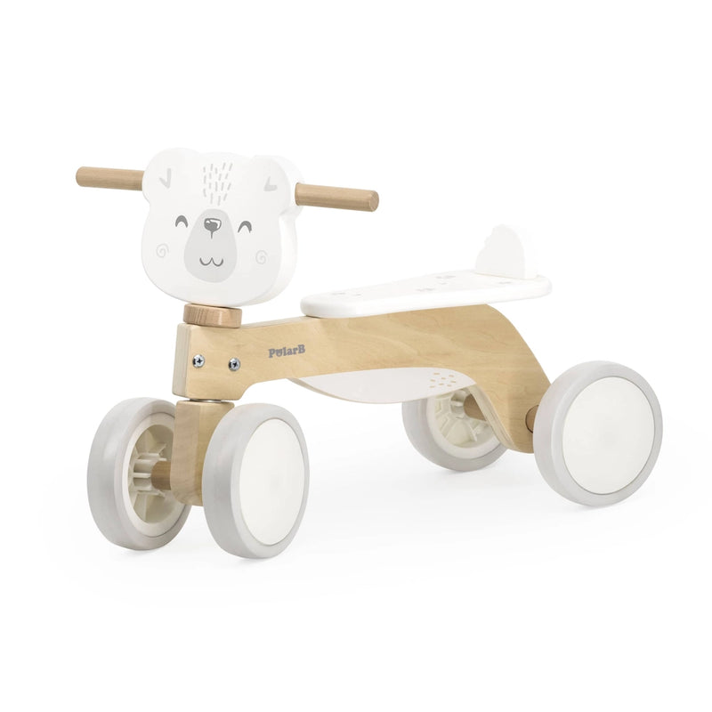 Viga Toys PolarB Wooden Tricycle Polar Bear 12M+