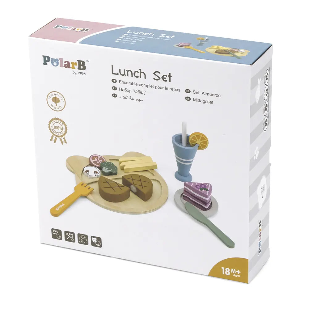 Viga Toys PolarB Set de Lunch en Bois 18M+