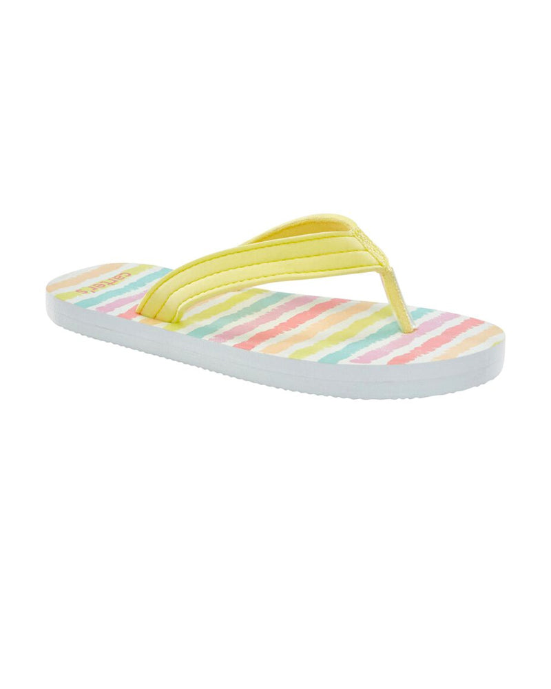 Sandalias de playa a rayas para bebé Carter's - Kin Yellow