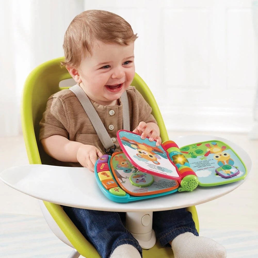 Libro Super Encantado de Baby Loulous de Vtech Azul 3M+