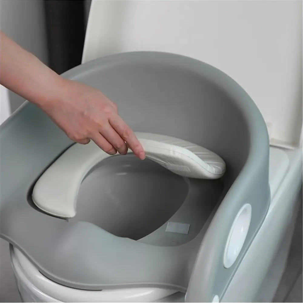 Tryco Toilet Trainer with Ladder - Gray