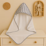 Serviette de Bain Babymat 130x70cm - Harmonie Baleine