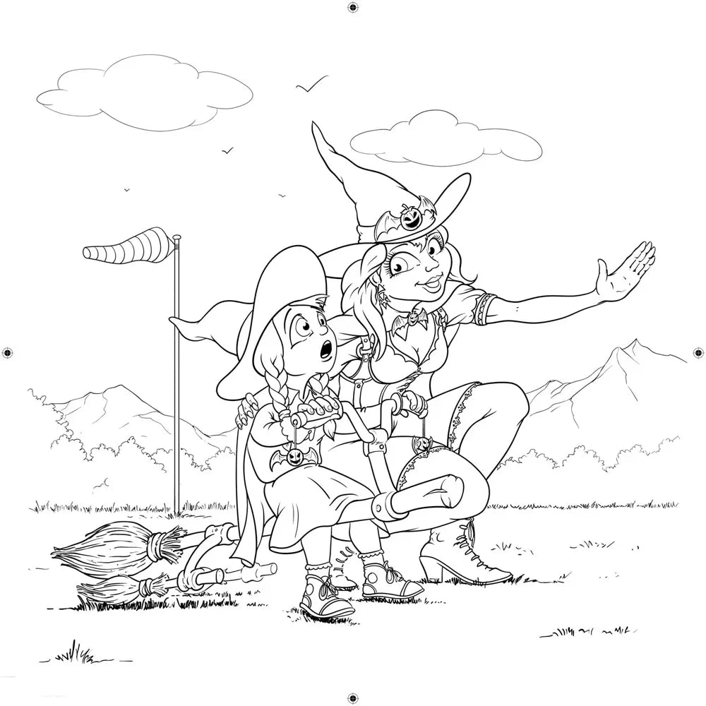 The Large Art Therapy Squares - Little Witches