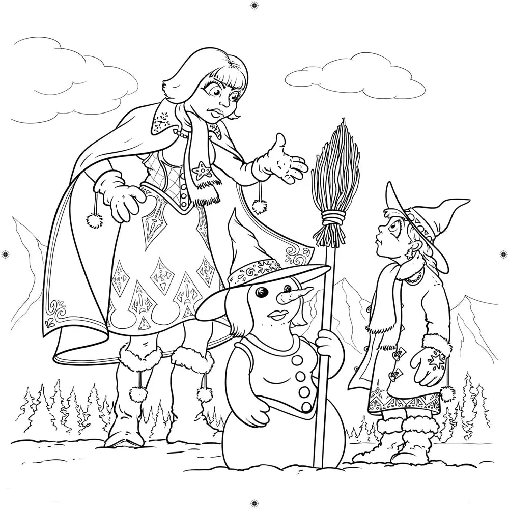 The Large Art Therapy Squares - Little Witches