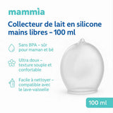 Mammia Collecteur de Lait Maternel Libre – 100 ml