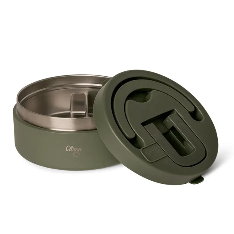 Citron Stainless Steel Food Jar 400ml - Green