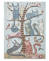 Tapis Rectangulaire Kidchic 80x150 cm Un Amour de Tapis - Bleu