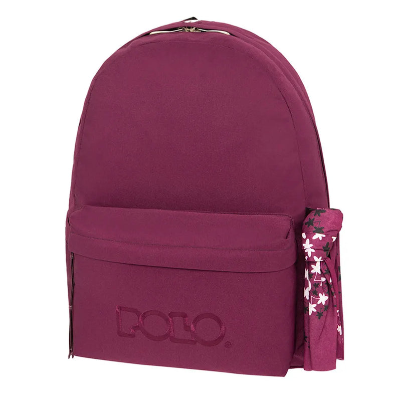 Polo Scarf Craft Backpack - Purple
