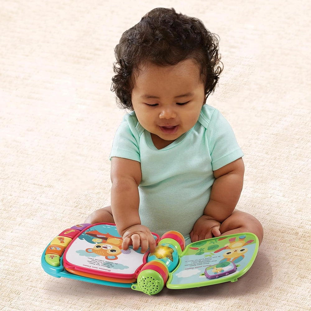 Libro Super Encantado de Baby Loulous de Vtech Azul 3M+