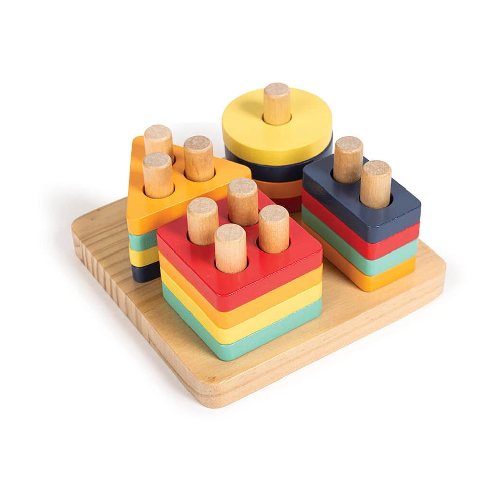 Eurekakids Puzzle à Encastrer Montessori 2en1 18M+