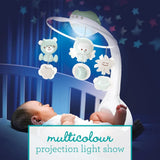 Infantino Proyector Musical Móvil 3 en 1 – Verde Menta