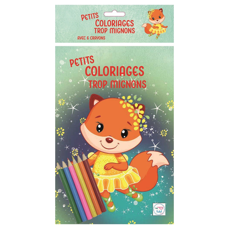 Pequeños Coloreables Muy Tiernos - Zorrito