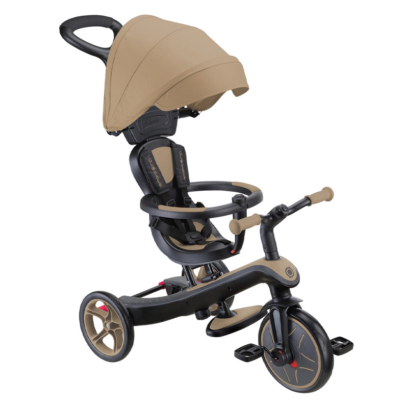 Globber Explorer 4 in 1 Tricycle - Taupe - 10M+