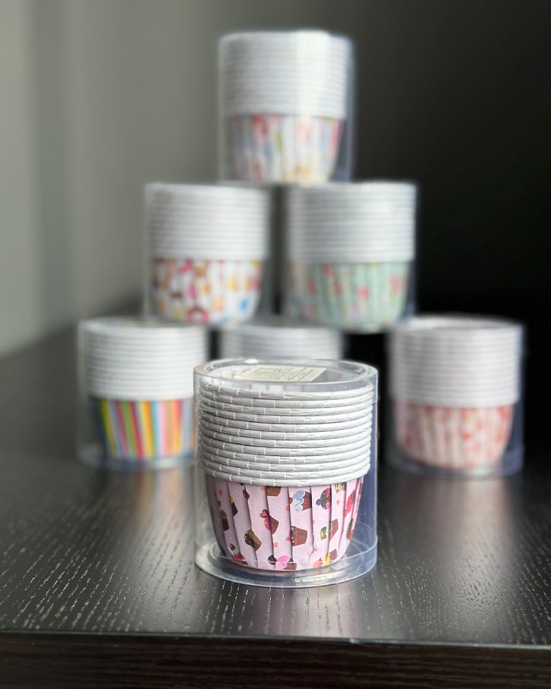 Moule en Papier Cupcake x12 – Multicolores