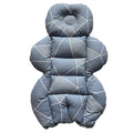 BébéYo Stroller Cushion - Navy with White Lines