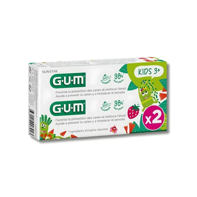 Gum 2 Kids Toothpaste 3 years+ – Pack 2 Tubes 30ml