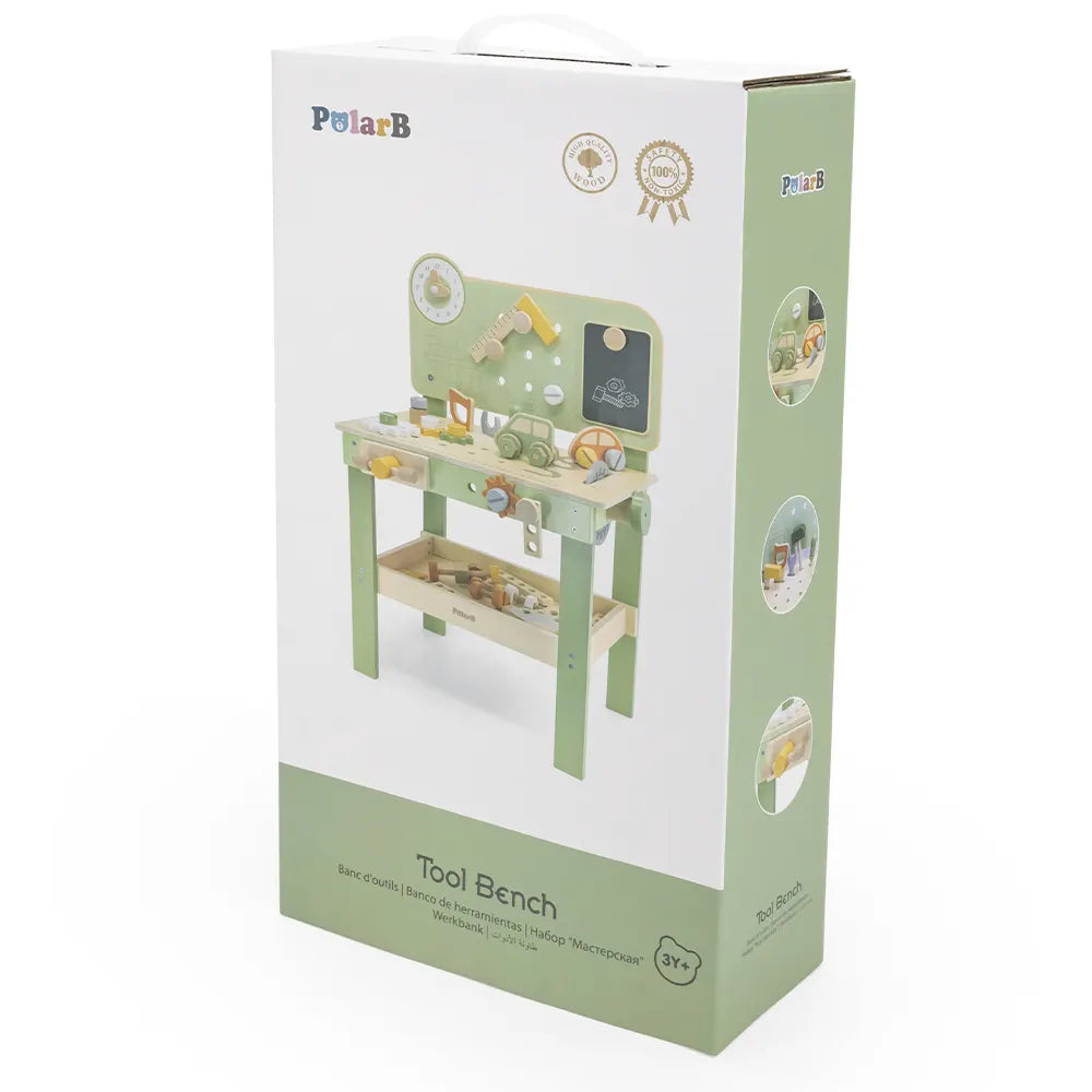 Viga Toys PolarB Etabli & Outils en Bois 3A+