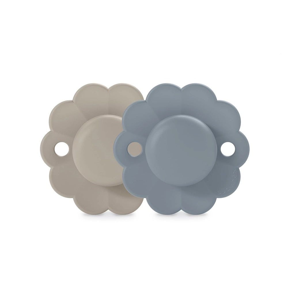 Suavinex Pack de 2 Sucettes Physiologique 6-18M - Cloud & Lake