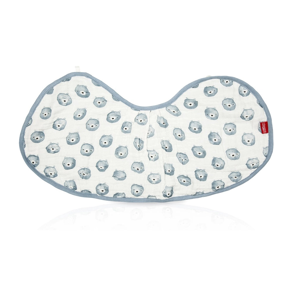 Nûby 2in1 Muslin Bib 0m+ - Animated