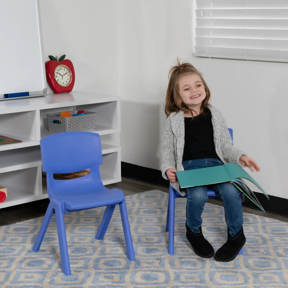 Chaise en Plastique pour les Enfants - Bleu