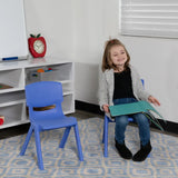 Chaise en Plastique pour les Enfants - Bleu
