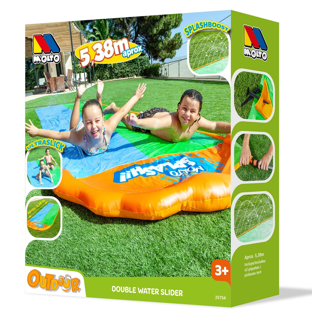Molto Piste Glissante Double avec SplashBoost 5,38m 3A+