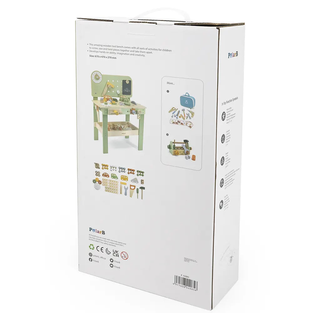 Viga Toys PolarB Etabli & Outils en Bois 3A+