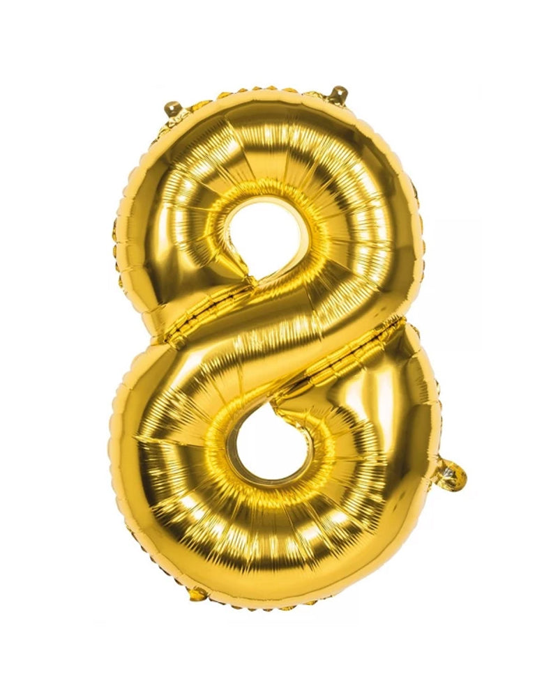 Ballon Numéro 8 - Or