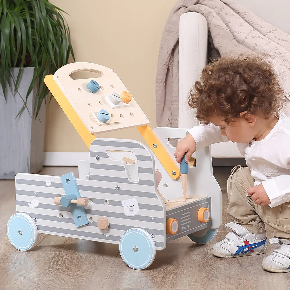 Viga Toys PolarB Trotteur Educatif avec Outils 18M+