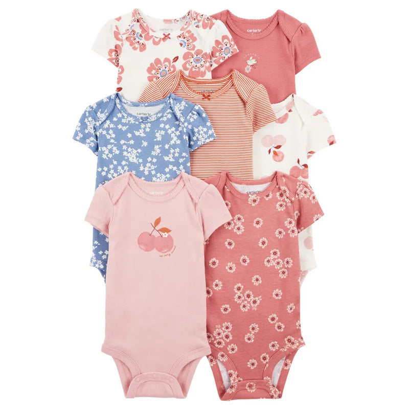 Carter's Pack de 7 bodis de manga corta - Multicolor