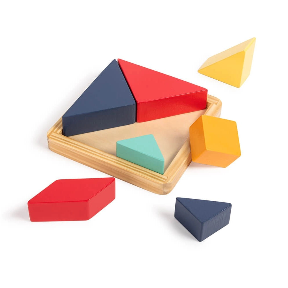 Eurekakids Puzzle à Encastrer Montessori 2en1 18M+