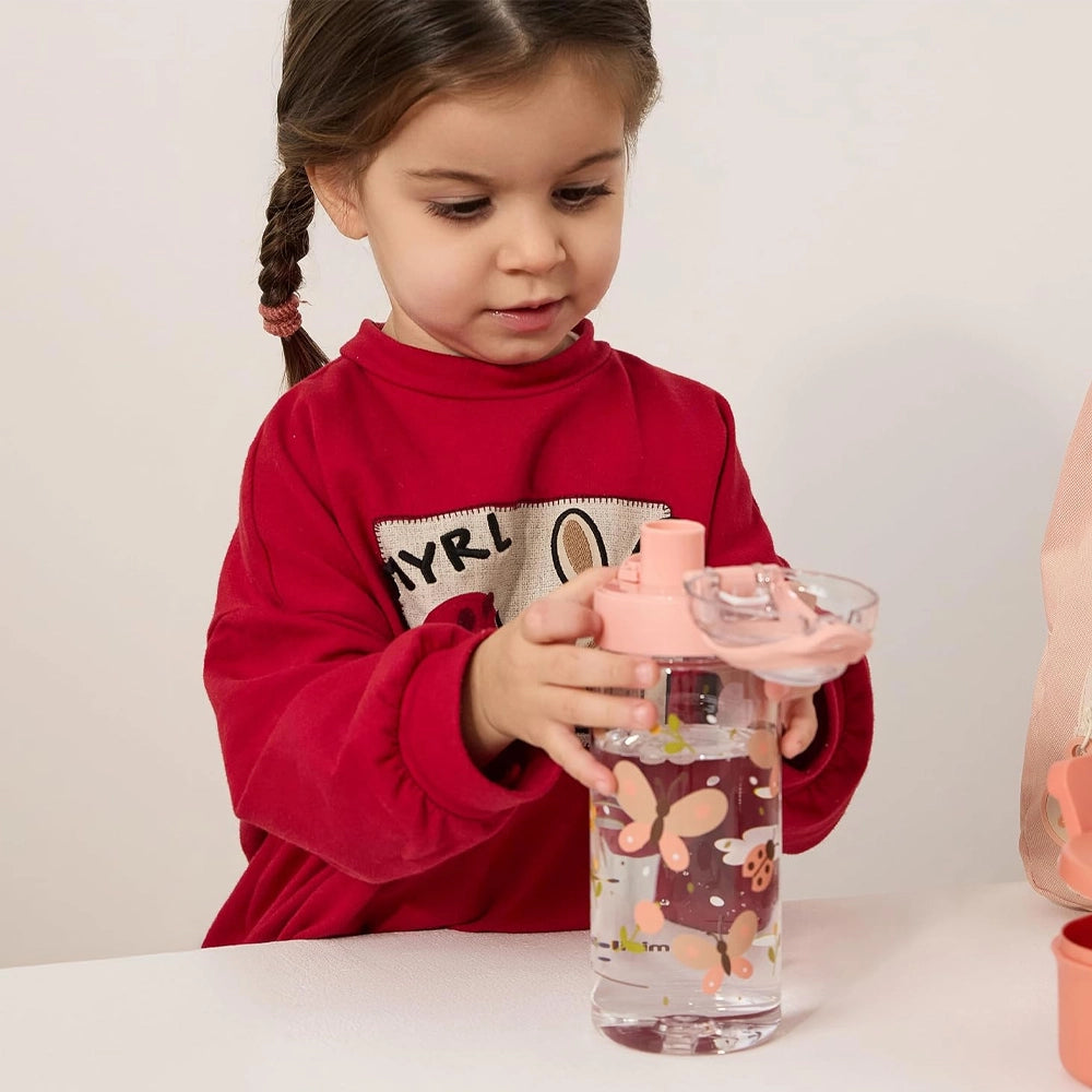 Miniland Bouteille Résistante avec Bouchon 4M+ - Rose