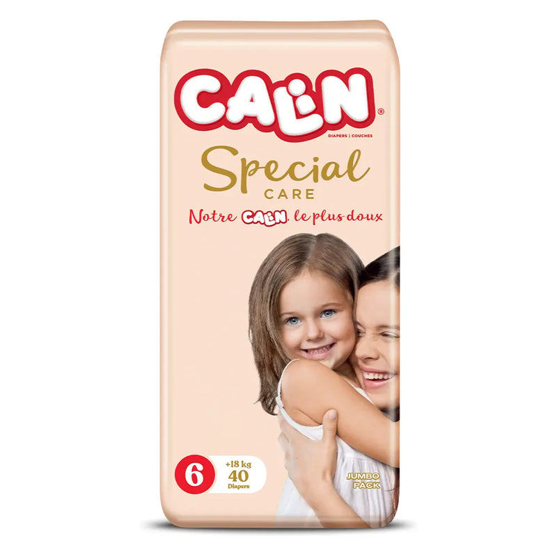 Calin Pañales Bebé Cuidado Especial Jumbo Pack Junior Plus Talla 6 - 40 Unidades