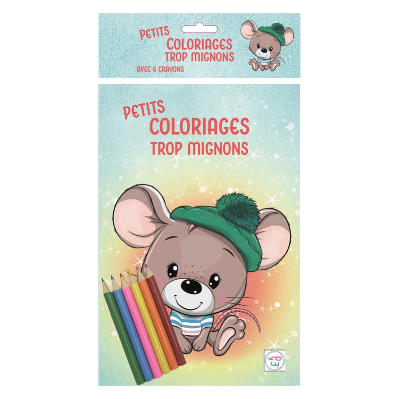 Pequeños Coloreables Muy Tiernos - Ratoncito