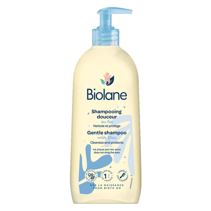 Biolane Shampooing Doux au Lin pour Bébé - 350ml