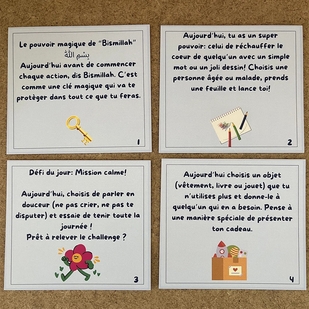 Cartes de Bonnes Actions - Spécial 6-12 ans