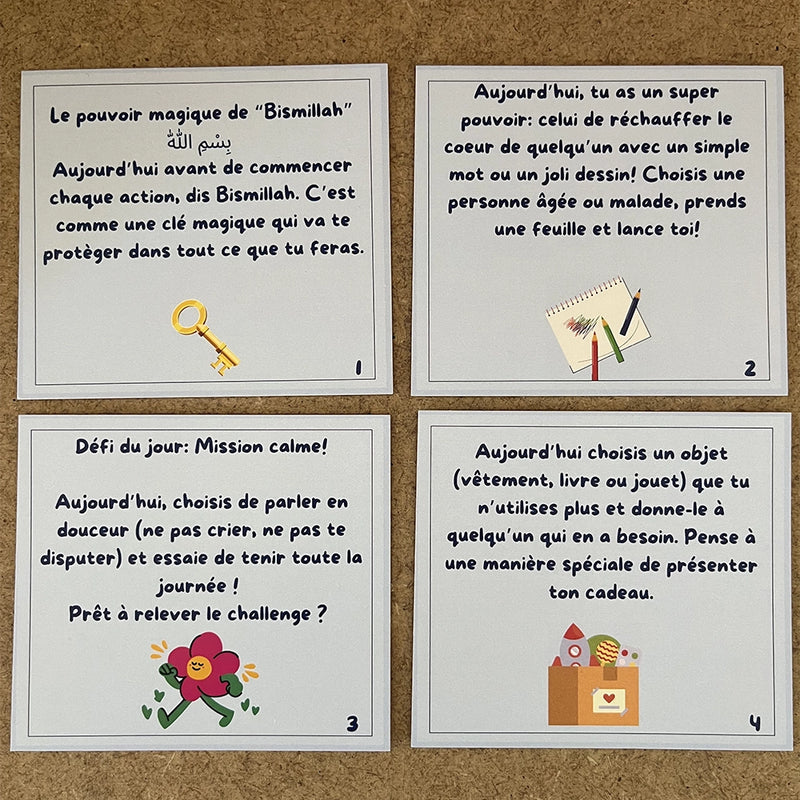 Cartes de Bonnes Actions - Spécial 6-12 ans