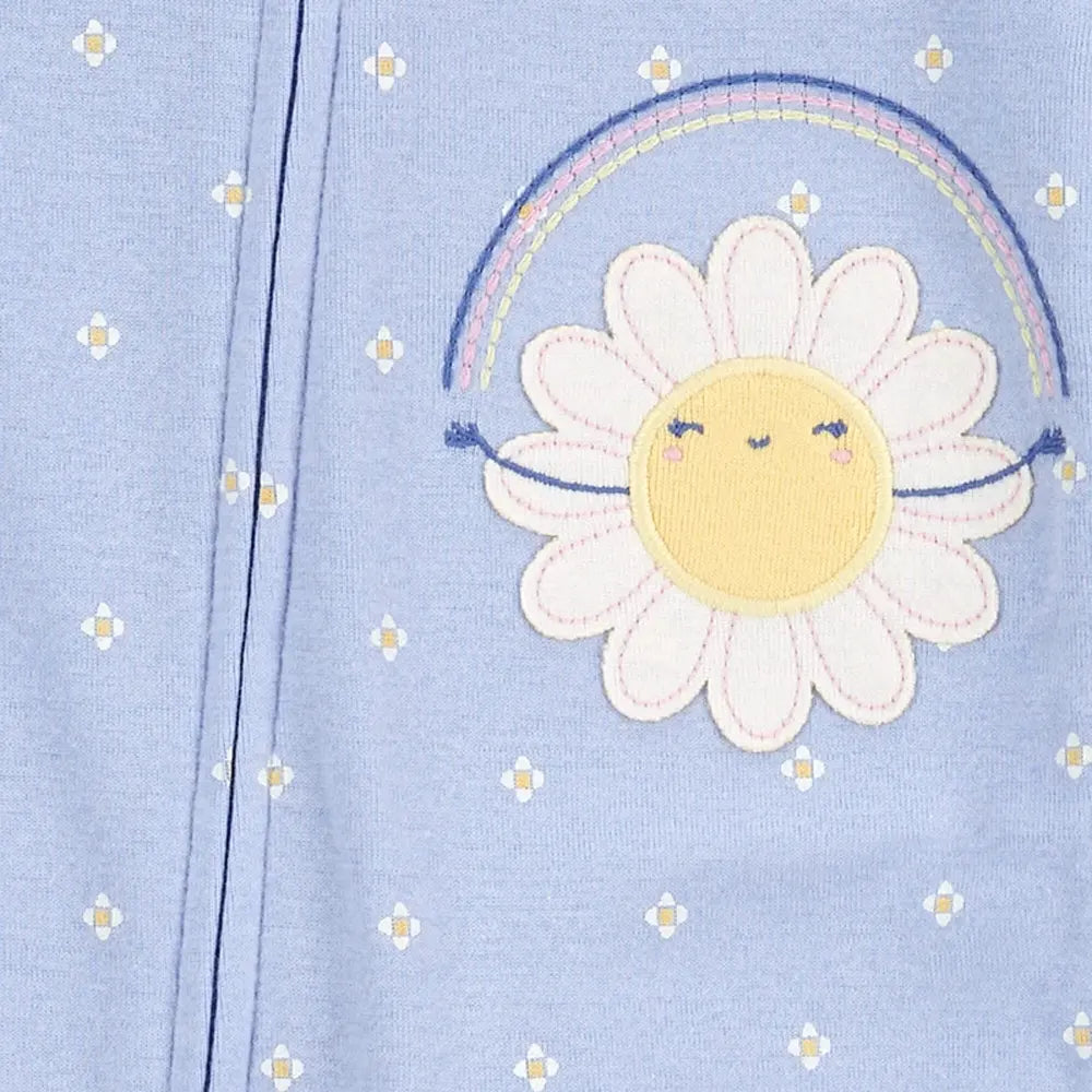 Grenouillère en Coton Sans Pieds Carter's - Bleu