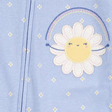 Grenouillère en Coton Sans Pieds Carter's - Bleu