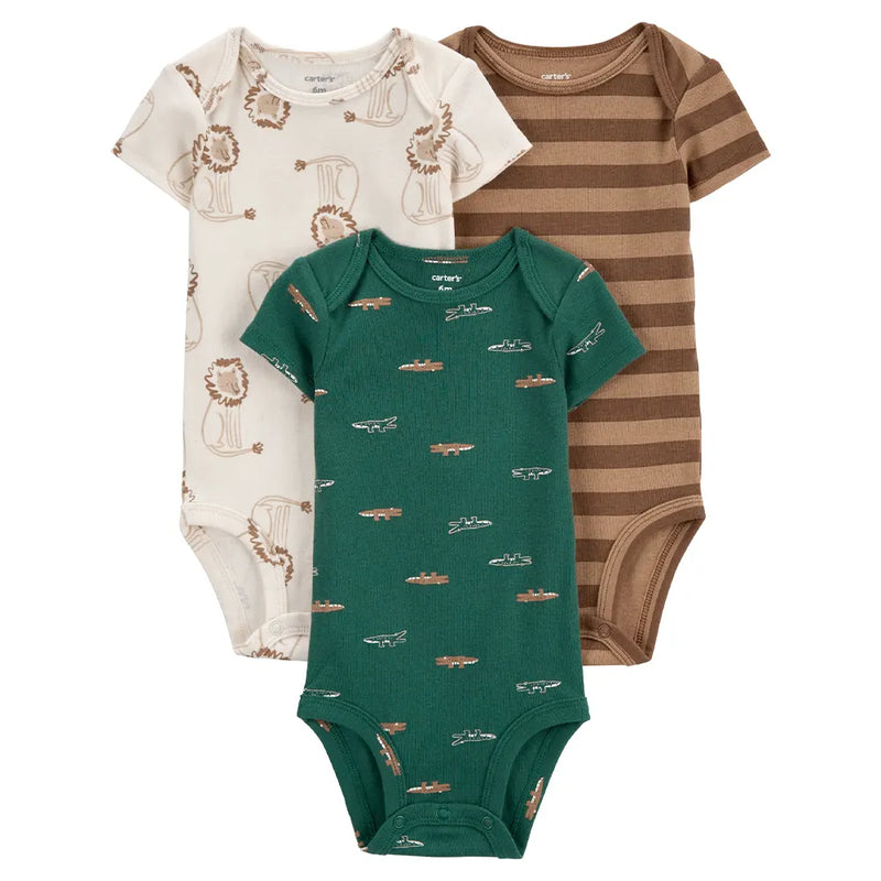 Carter's Pack de 3 bodis de manga corta - Multicolor