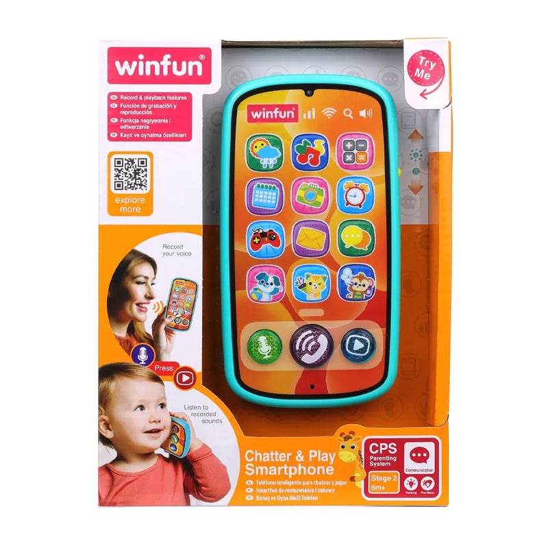 WinFun Light-Up Activity Phone with Sounds – 6M+