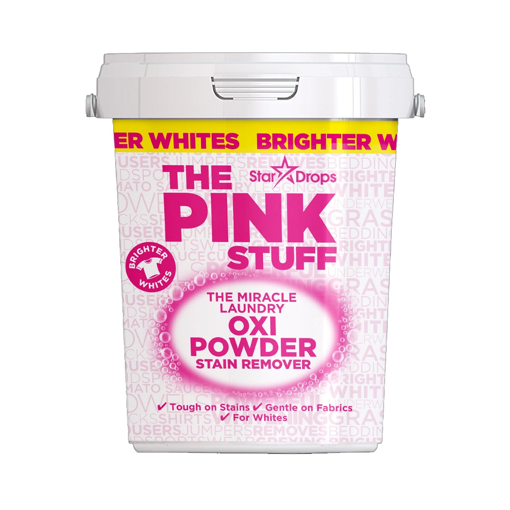The Pink Stuff Détachant en Poudre OXI MIRACLE pour le Linge Blanc - 1Kg