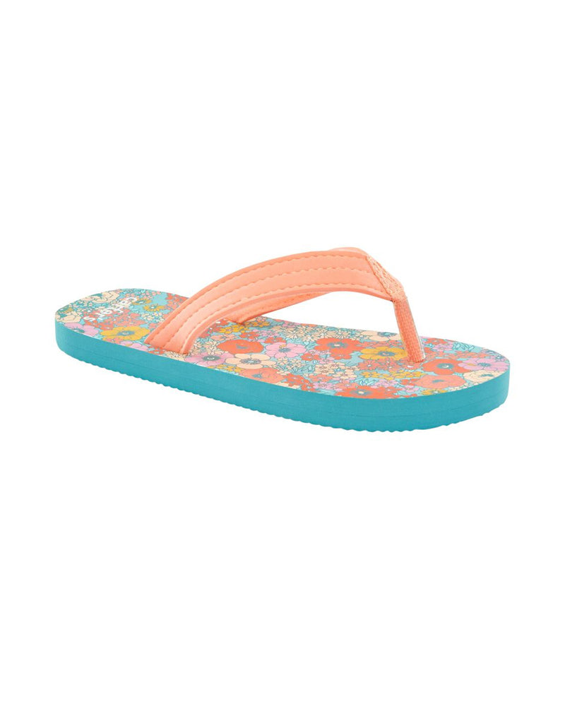 Carter's Baby Sandalias de playa florales - Multicolor