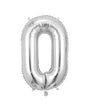 Ballon Numéro 0 18" - Argenté