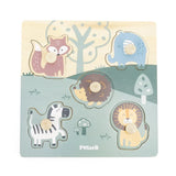 Viga Toys PolarB Puzzle Plat avec Poignées Animaux 18M+