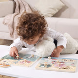 Viga Toys PolarB Puzzle Plat avec Poignées Animaux 18M+