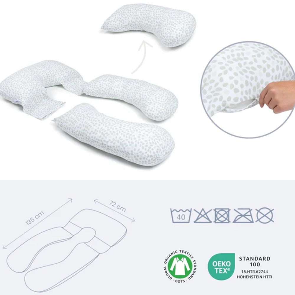 Doomoo Pregnancy Pillow Mini Leaves - Green