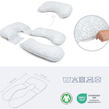 Doomoo Pregnancy Pillow Mini Leaves - Green