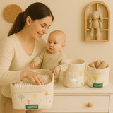Lot de 3 Paniers Babymat - Nature