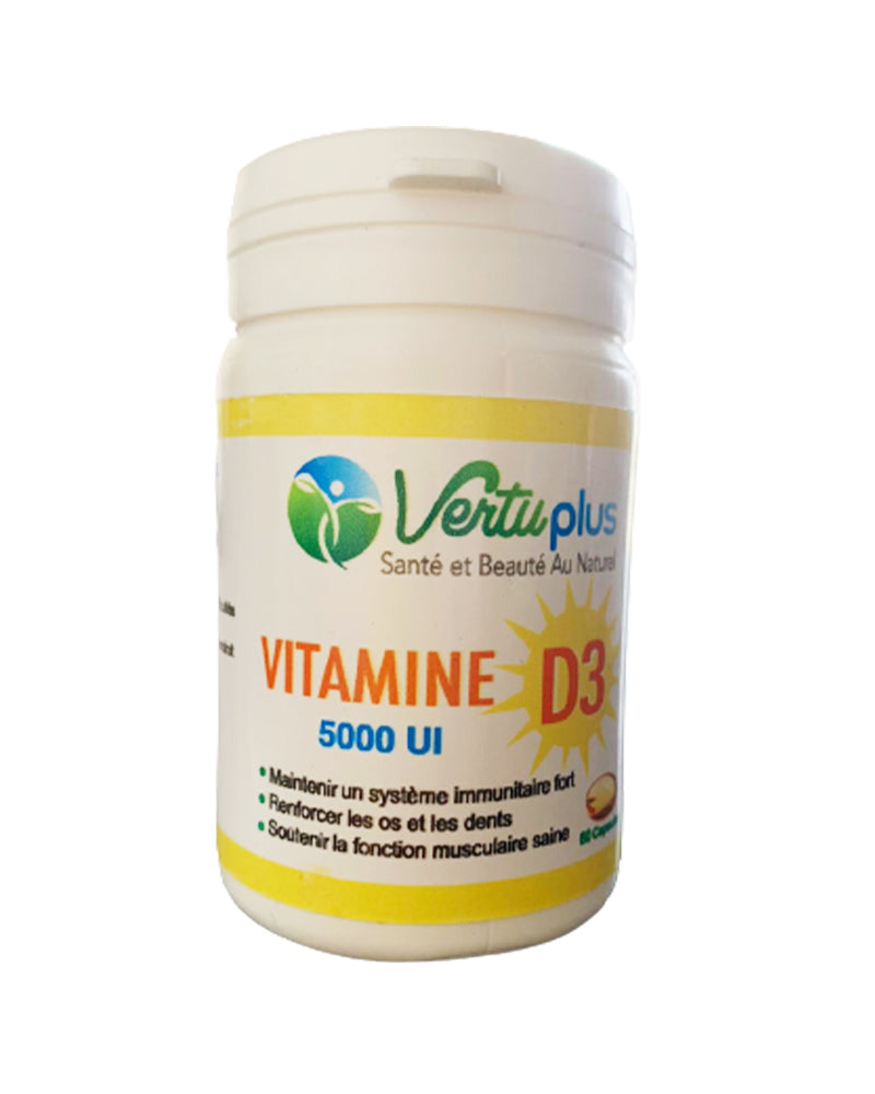 Vertu Plus Vitamina D3 - 60 Cápsulas